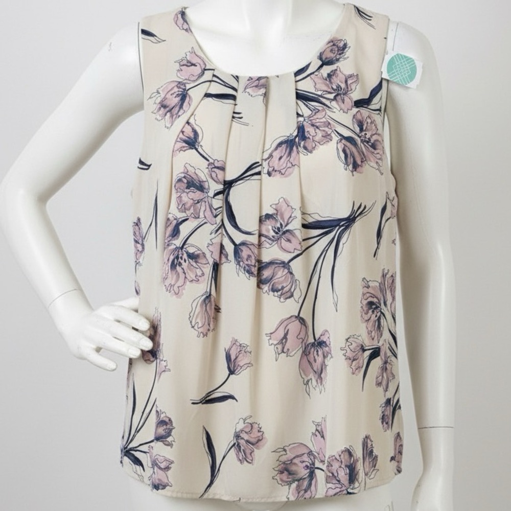 Papermoon Cream Floral Top- NWT- size SP (Petite)